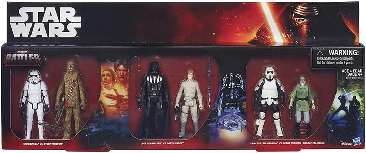 Star Wars Figuren Set 6er Pack Saga Battle Pack (B5010) Episode 1-3 Charaktere B4840