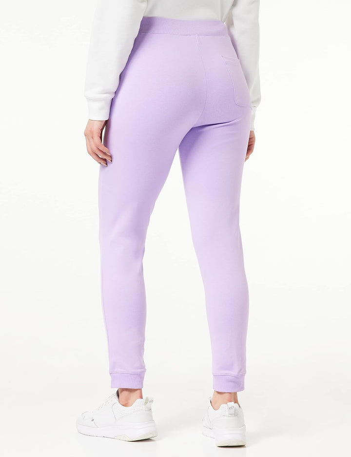 Champion Damen Legacy American Classics Pocket Logo High Waist Rib Cuff Trainingshose, Lavendel
