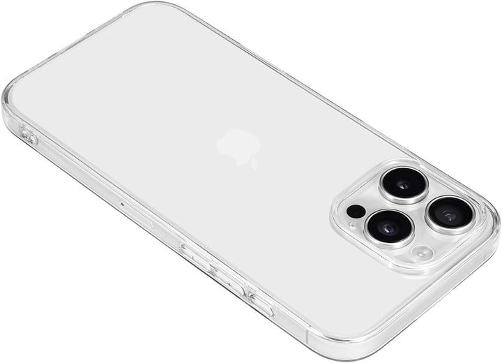 doupi Transparente Schutzhülle kompatibel mit iPhone 16 Pro Max (6,9 Zoll) - PerfektFit Dünn, Clear,