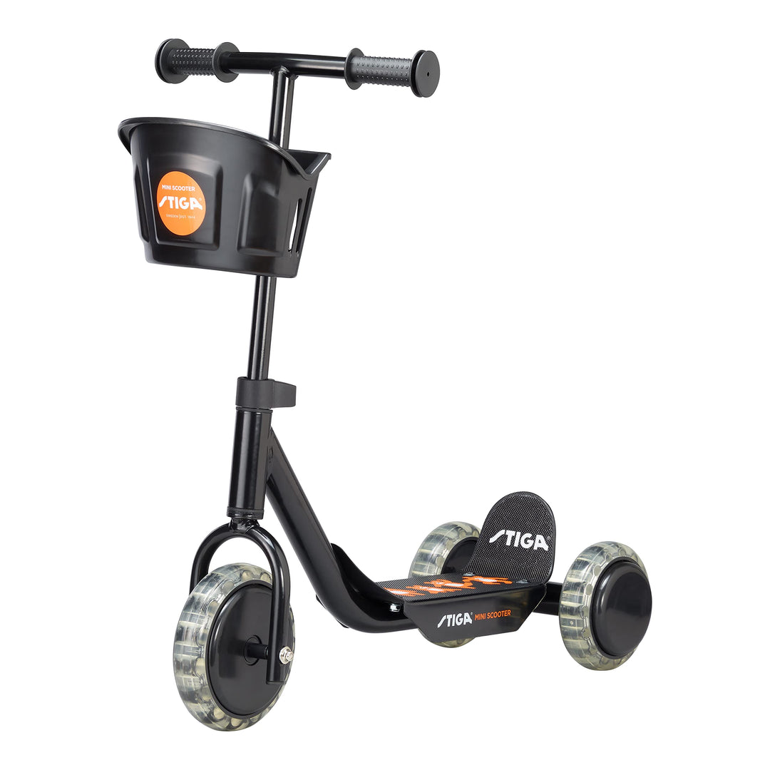 Stiga Unisex Jugend Mini Kid 3w Kinderroller ab 2 Jahre Schwarz / Orange, ab 2 Jahre Schwarz / Orang