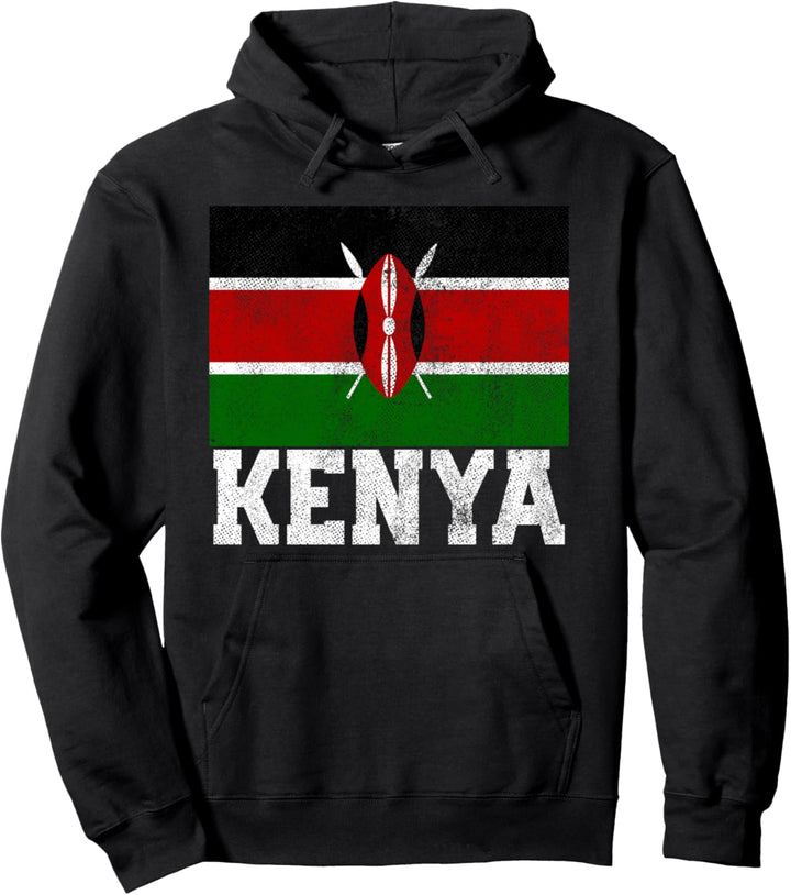 Kenianische Kenia-Flagge, Familie, Stolz, Länder, Nation, Geschenk für Männer und Frauen Pullover Ho