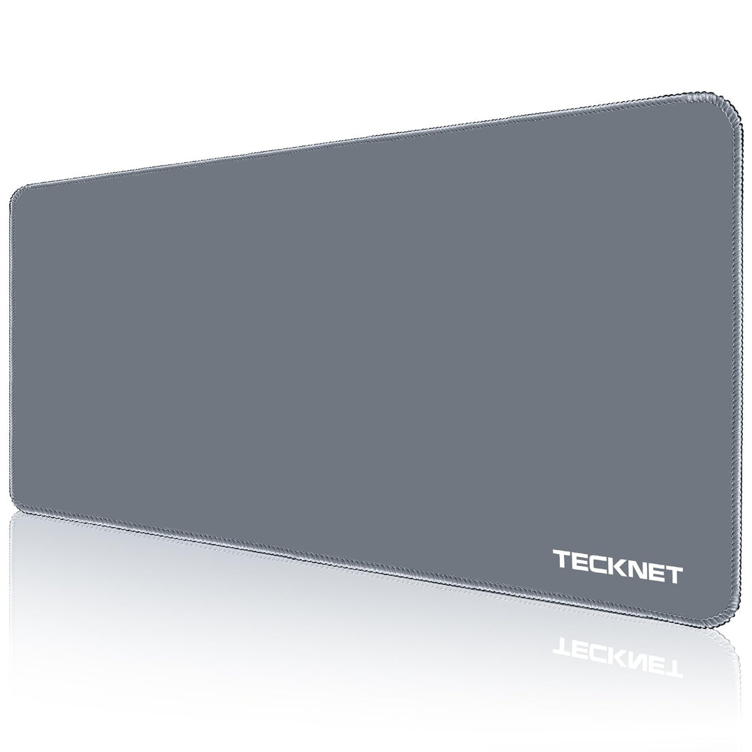 TECKNET Mauspad XXL Speed Gaming, 900x400 mm Schreibtischunterlage Schwarz, Gamer Mouse Pad, Wasserd