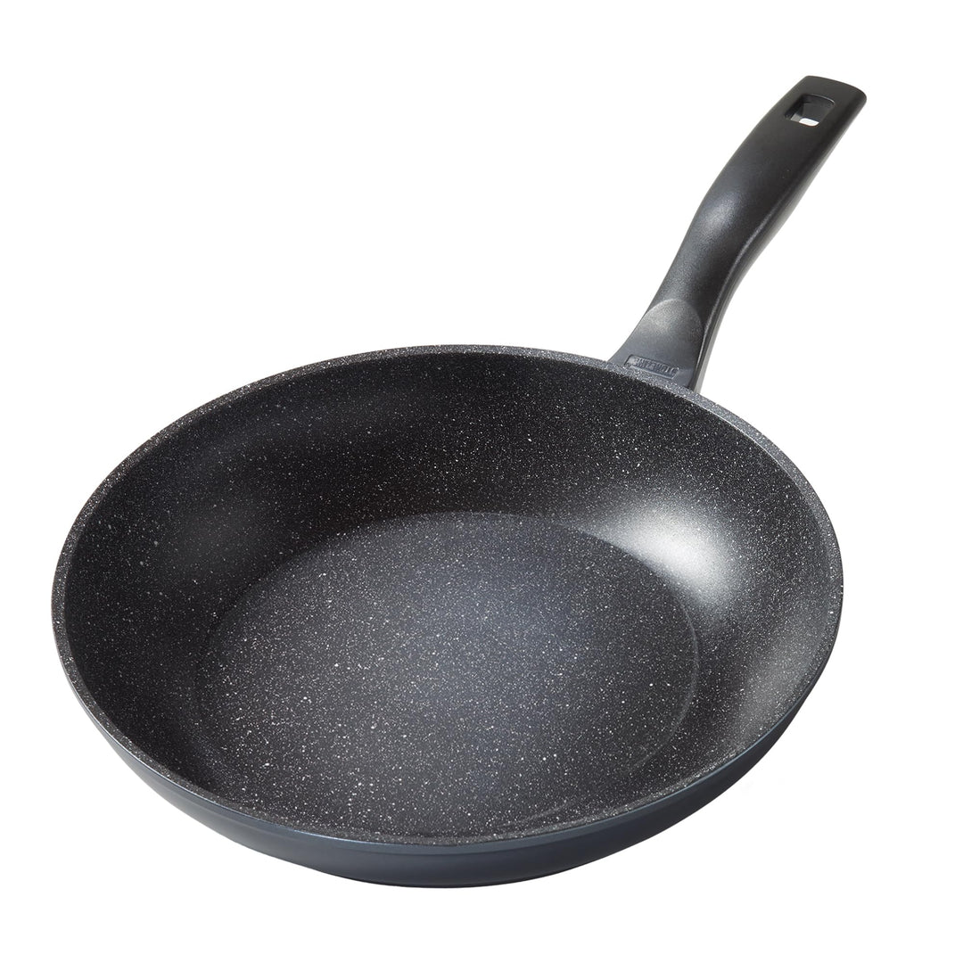 STONELINE Made in Germany Bratpfanne 24cm, antihaft beschichtete Pfanne mit echten Steinpartikeln, a