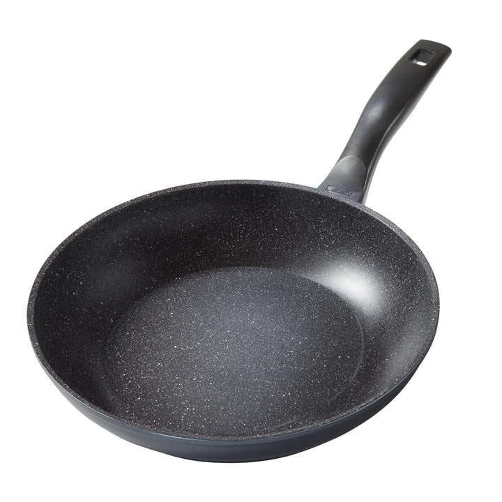 STONELINE Made in Germany Bratpfanne 24cm, antihaft beschichtete Pfanne mit echten Steinpartikeln, a