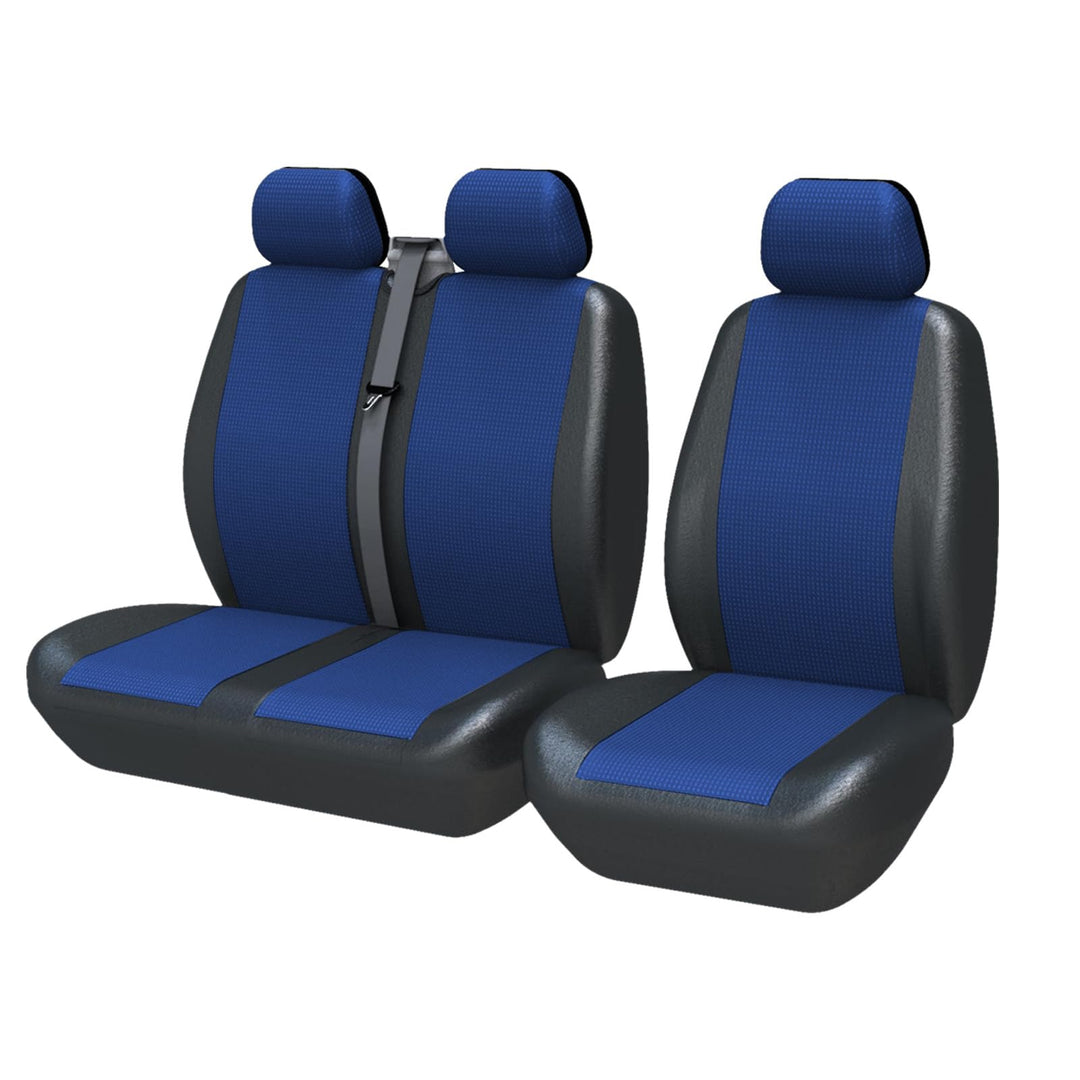 TOYOUN Universal Auto Sitzbezüge für Transporter LKW Vorn Autositzbezüge 2+1, Sitzbezug Fahrersitz +