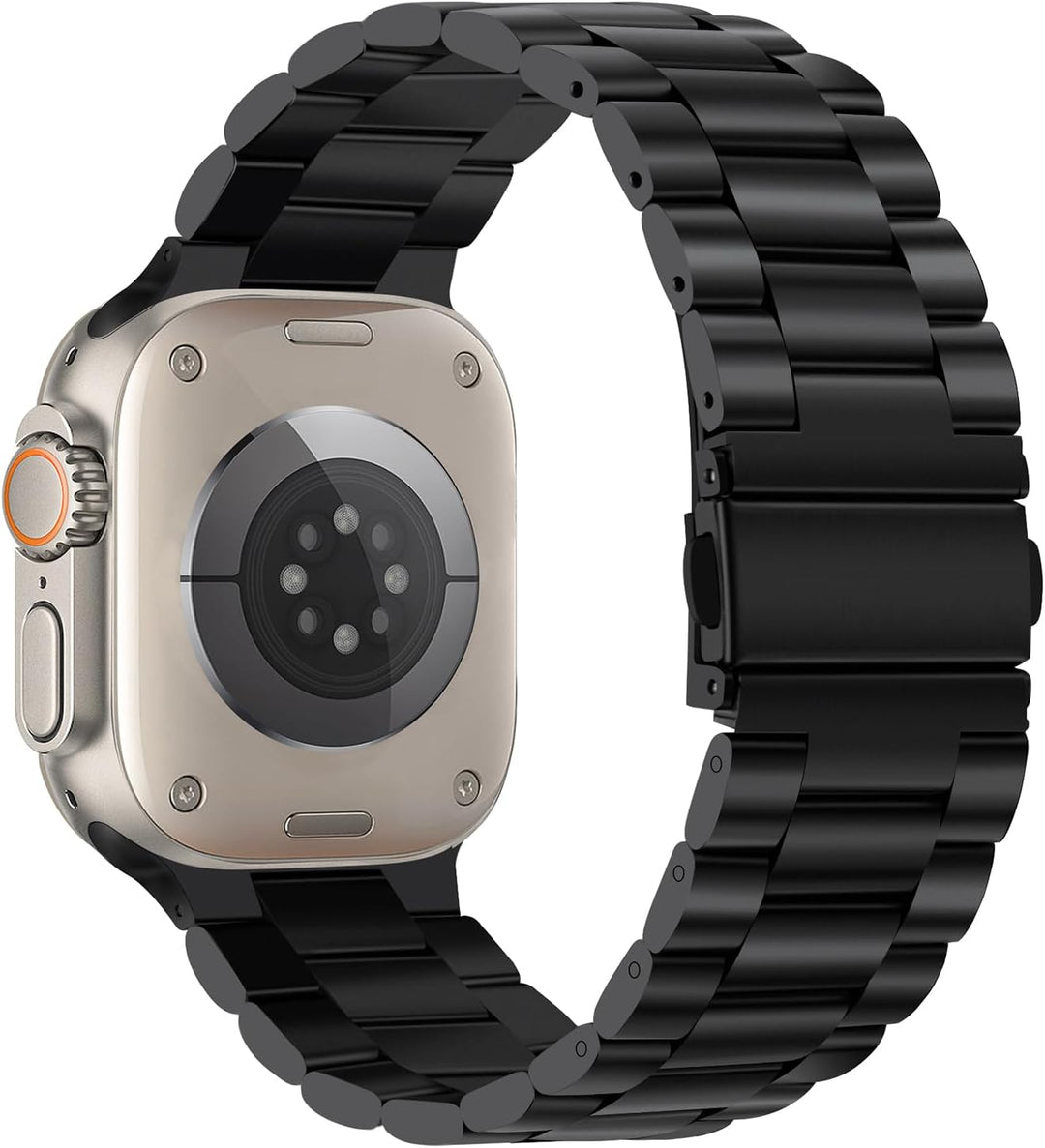 Tasikar Armband Kompatibel mit Apple Watch Ultra Armband 49mm Prämie Edelstahl Metall Ersatz Armband
