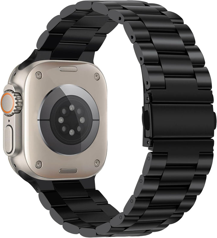 Tasikar Armband Kompatibel mit Apple Watch Ultra Armband 49mm Prämie Edelstahl Metall Ersatz Armband