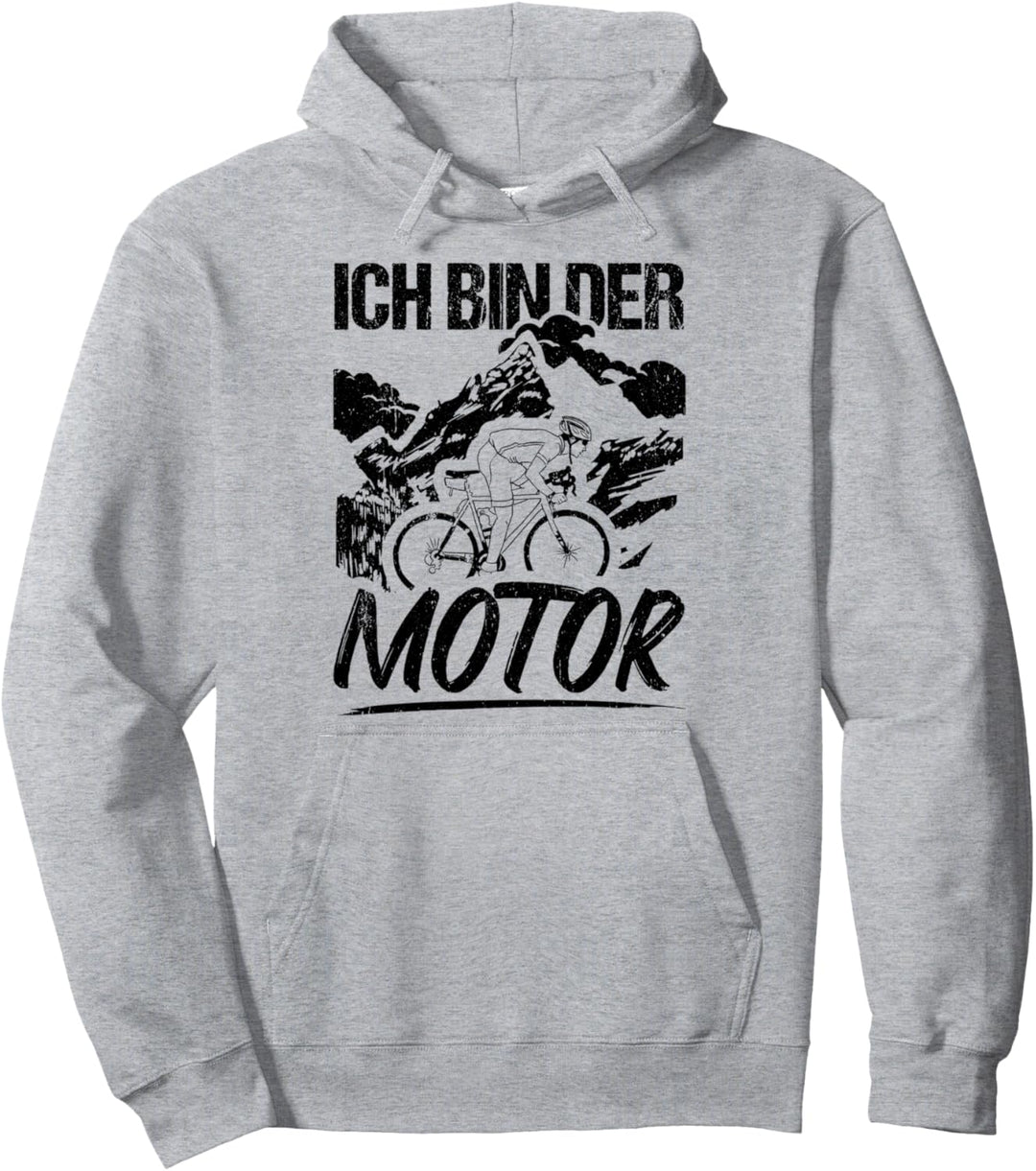 Ich bin der Motor - Fahrrad Fahren in den Bergen - MTB Pullover Hoodie