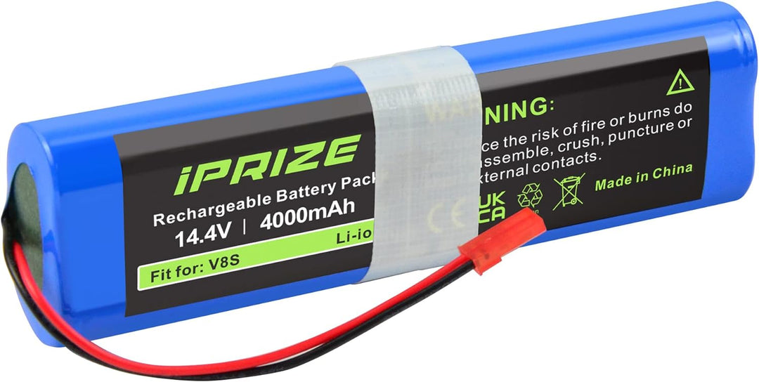iPrize 14.4V 4000mAh Ersatzakku für iLife V3s Pro, V50, V5s Pro, V8s, X750, 14.4V
