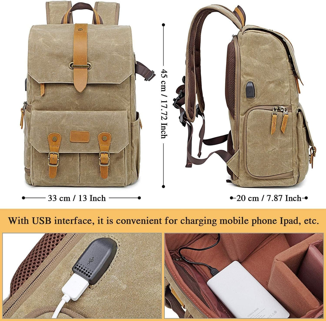 UBAYMAX Rucksack für Spiegelreflexkameras, wasserdicht, für Spiegelreflexkameras, stossfest, 39,6 cm