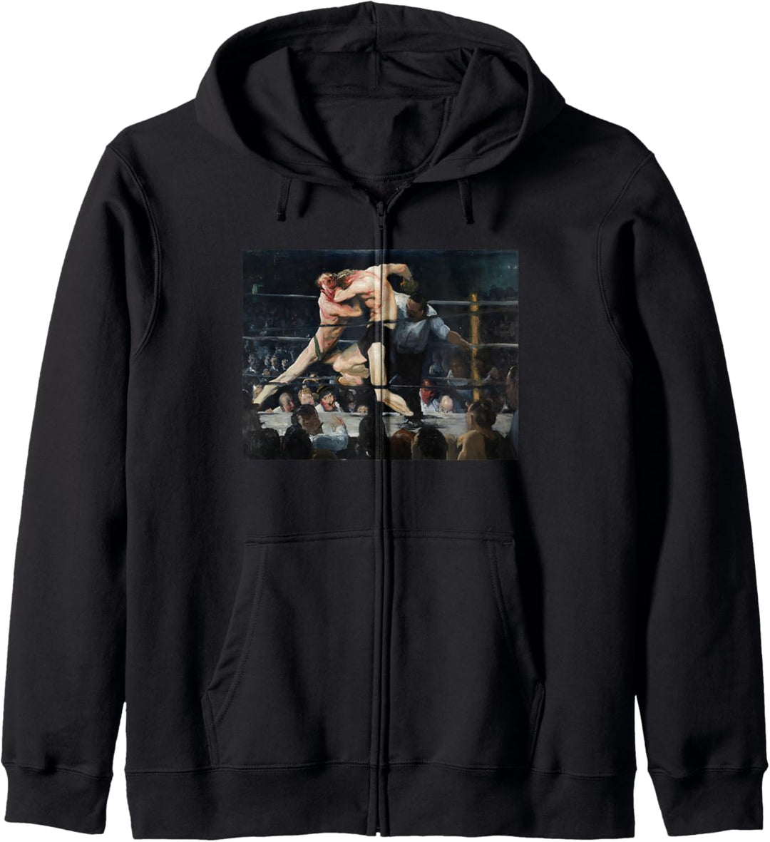 George Bellows Hirsch bei Sharkeys Kapuzenjacke