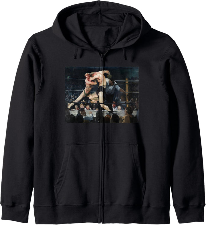 George Bellows Hirsch bei Sharkeys Kapuzenjacke