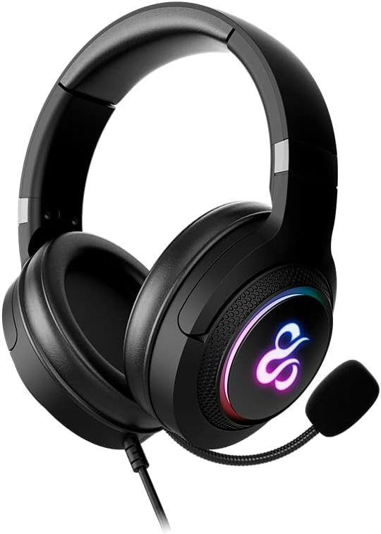 Newskill Sobek 7.1 bedrade gamingheadset, 7.1-geluid, USB, ruisonderdrukking, aanpasbare omnidirecti