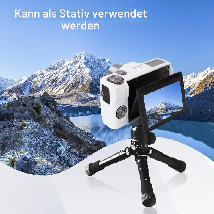 Rieibi Silikon-Schutzhülle für Canon G7X Mark III Hülle, G7X Mark III Zubehör mit 2 Stück Displaysch