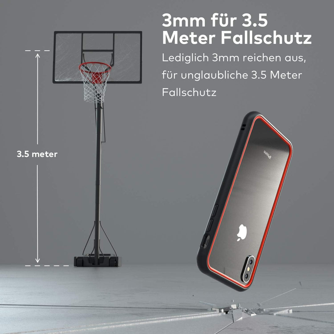 RhinoShield Modulares Case kompatibel mit [iPhone XS Max] | Mod NX - Anpassbare & stossdämpfende Sch