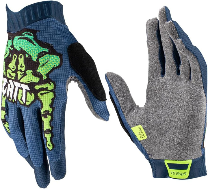 Leatt Men's MTB 1.0 Gloves Gripr L Zombie, L Zombie