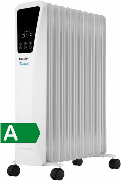 Bastilipo R-Ecofluid2-11 Energiespar-Heizkörper mit integriertem WLAN und 2000 W Leistung - H2o Natu