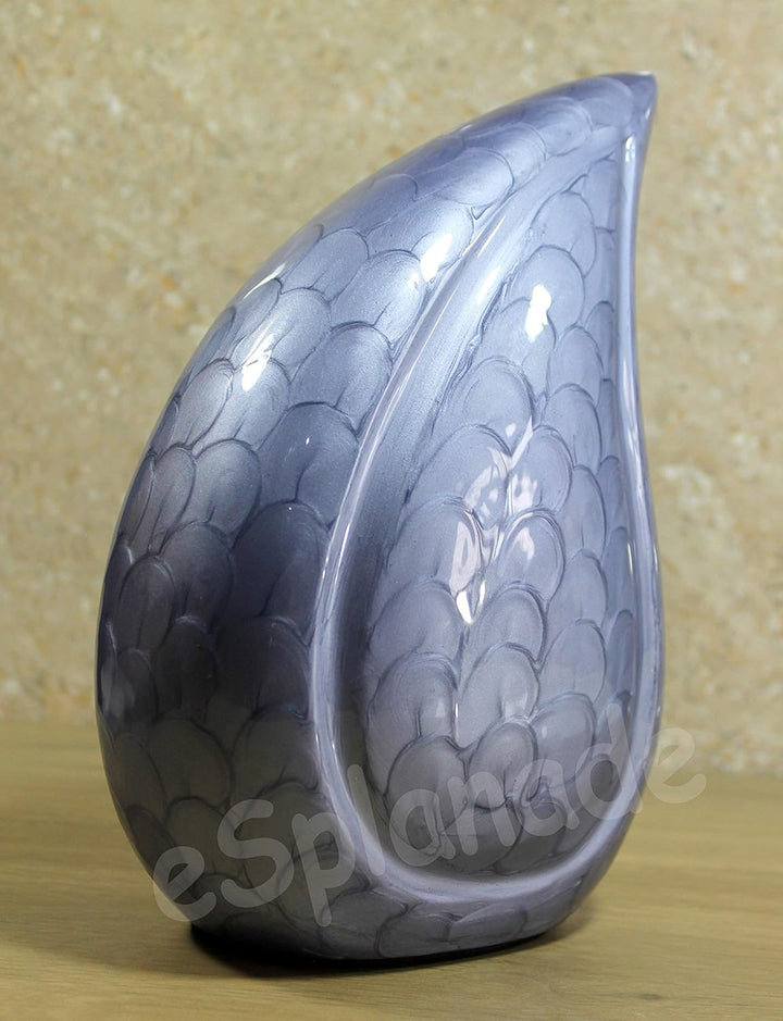 eSplanade Teardrop Urne Memorial Container Jar Pot | Feuerbestattungsurnen | Urnen aus Metall | Best