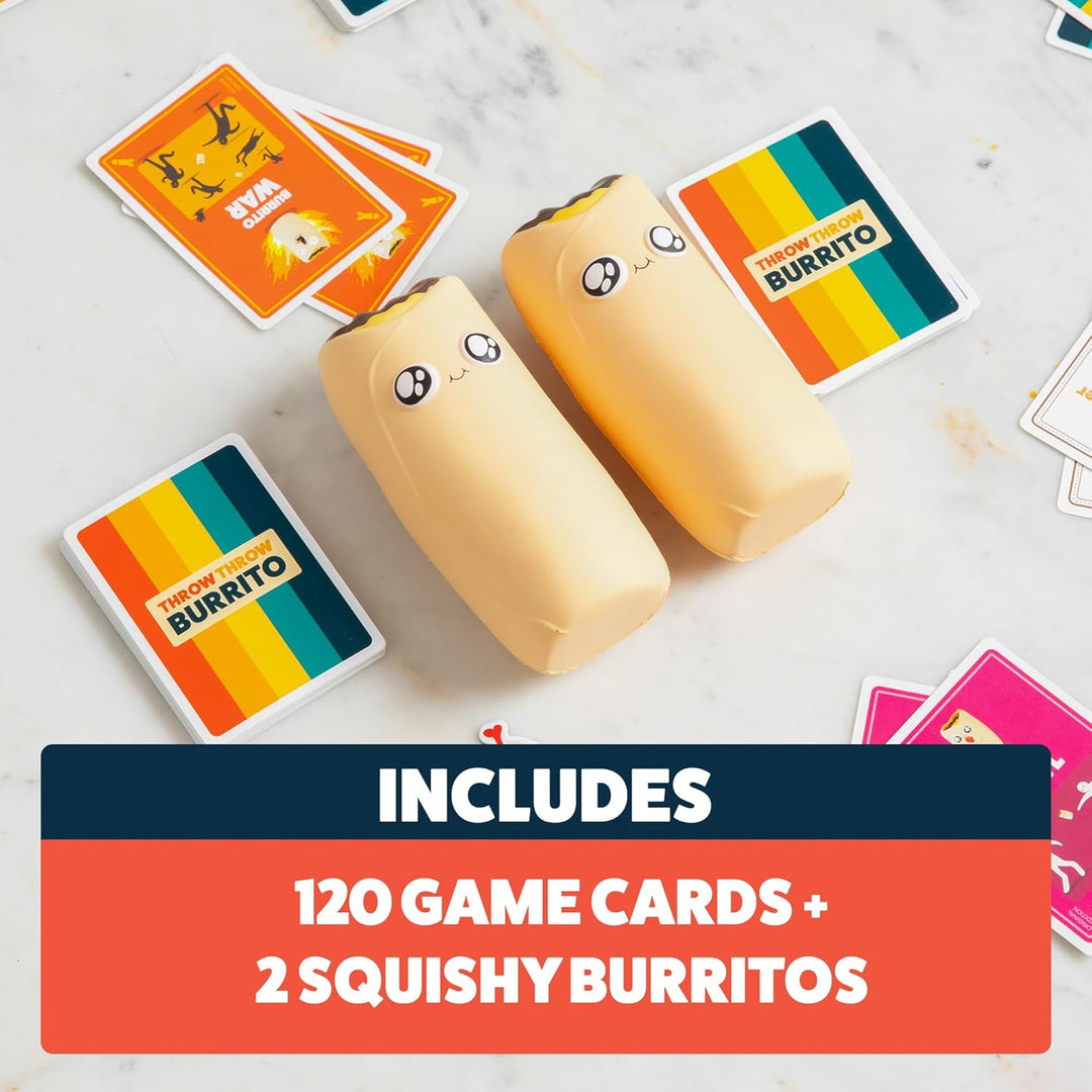 Exploding Kittens - Presents Throw Throw Burrito - A Dodgeball Card Game - Family Card Games for Adu
