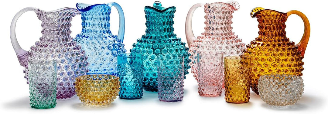In Flore, Caroline sprudelnde Karaffe aus Kristallglas, 2 l, lila
