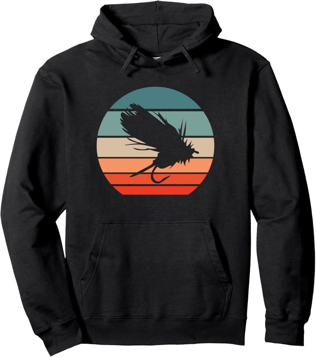 Fliegenfischen Fliegenfischer Trockenfliege Pullover Hoodie