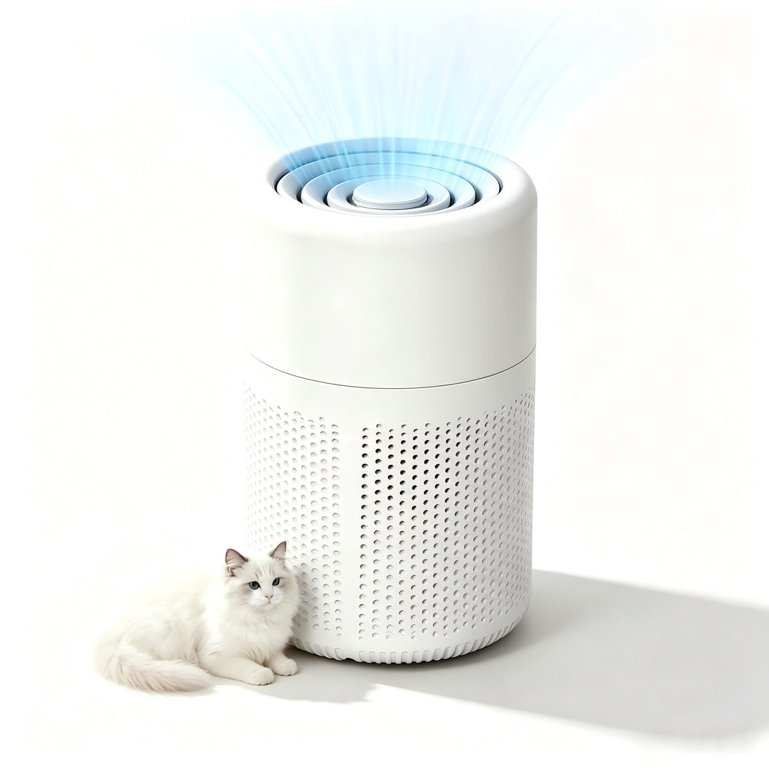 Mini Luftreiniger Mit HEPA Filter, USB Air Purifier Für Schlafzimmer Büro Auto, Tragbarer Luftfilter