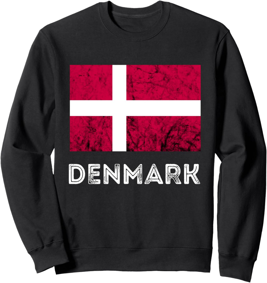 Dänemark Flagge Dannebrog Däne Wurzeln Dänischer Stolz Sweatshirt