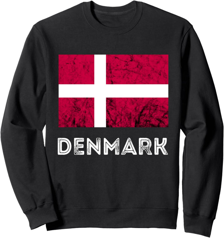 Dänemark Flagge Dannebrog Däne Wurzeln Dänischer Stolz Sweatshirt