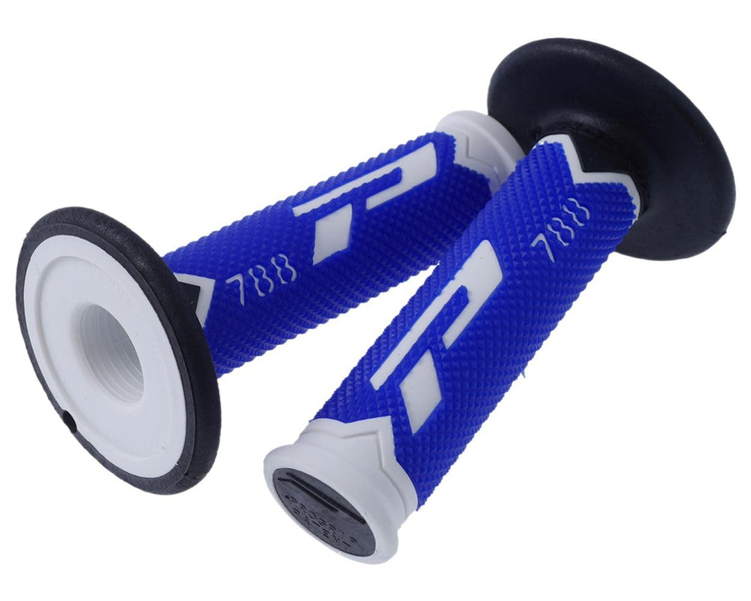 Überzug Griff PROGRIP Off Road 788 Dreifach Dichte -fuss- Weiss-blau-schwarz