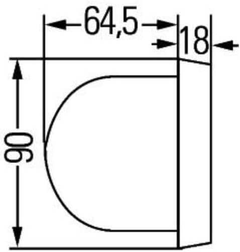 HELLA - Halogen-Arbeitsscheinwerfer - Master 5060 - 12V - Einbau/Schraubanschluss - 2-Punkt Befestig