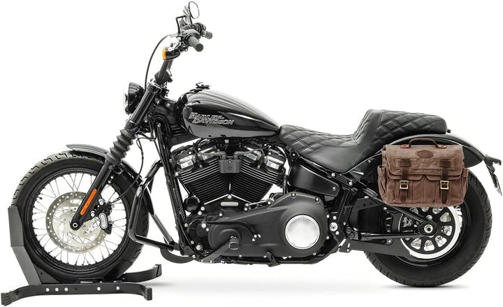 2X Seitentasche für Royal Enfield Interceptor 650 CV1 braun