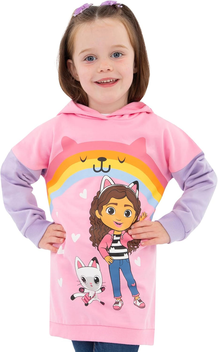 DreamWorks Hoodie Mädchen | Gabbys Dollhouse Kleidung | Kapuzenpullover Für Mädchen | Lange Hoodies