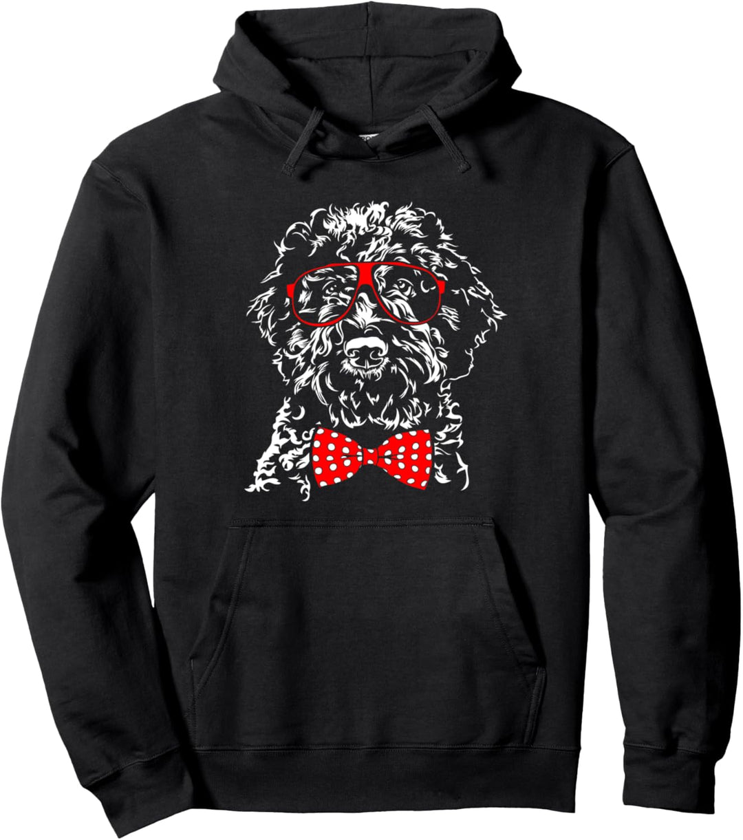 Süsser Lagotto Romagnolo mit Brille Hund Hunde Pullover Hoodie