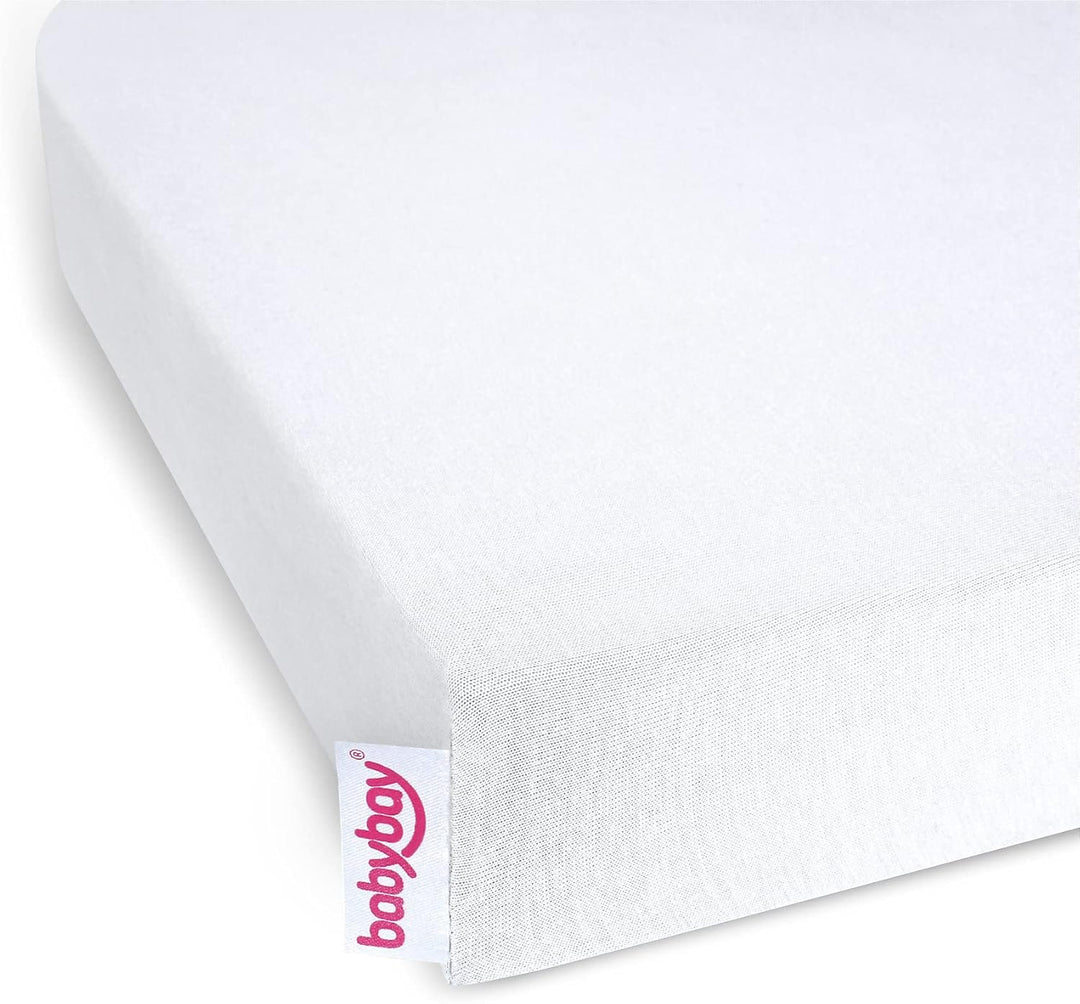babybay Jersey Spannbetttuch Deluxe Doppelpack passend für die Modelle Maxi, Midi, Boxspring, Comfor