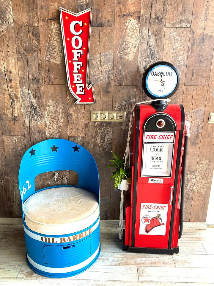 DiiliHiiri Dekoration für Retro Cafés – Dekorationen für Küche und Restaurant, LED Schild, Bar Zubeh