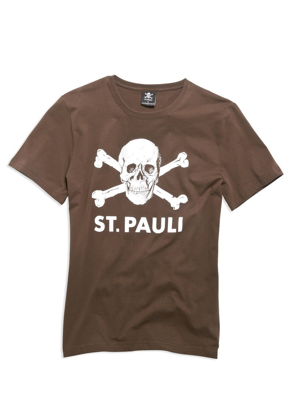 FC St. Pauli Totenkopf I T-Shirt (braun M Braun, M Braun