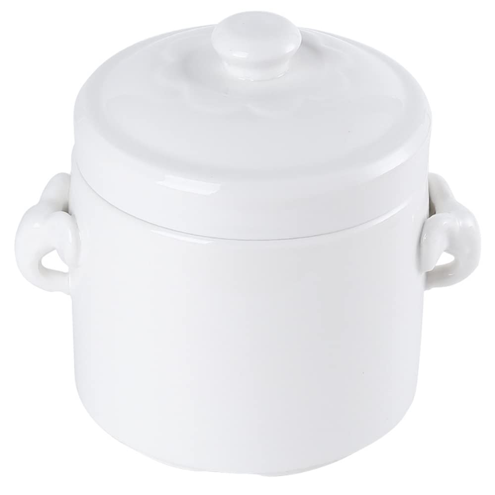 1000ML Glasschale für Mikrowelle Glaspfanne für die Mikrowelle Nicht Geeignet für Kochfelder, Braun