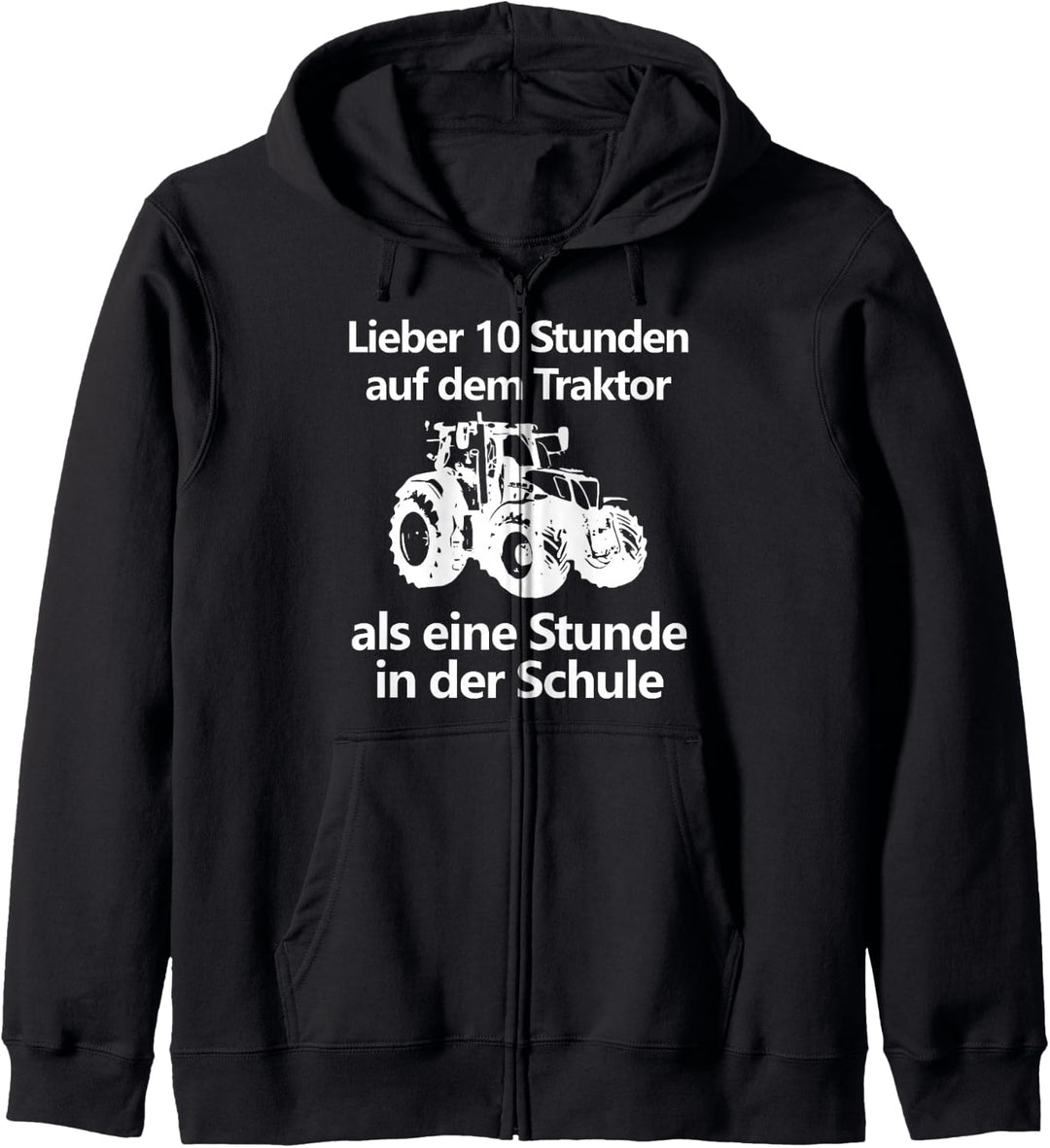 Landwirt Landwirtschaft Bauer Trecker Traktor Schule Kinder Kapuzenjacke