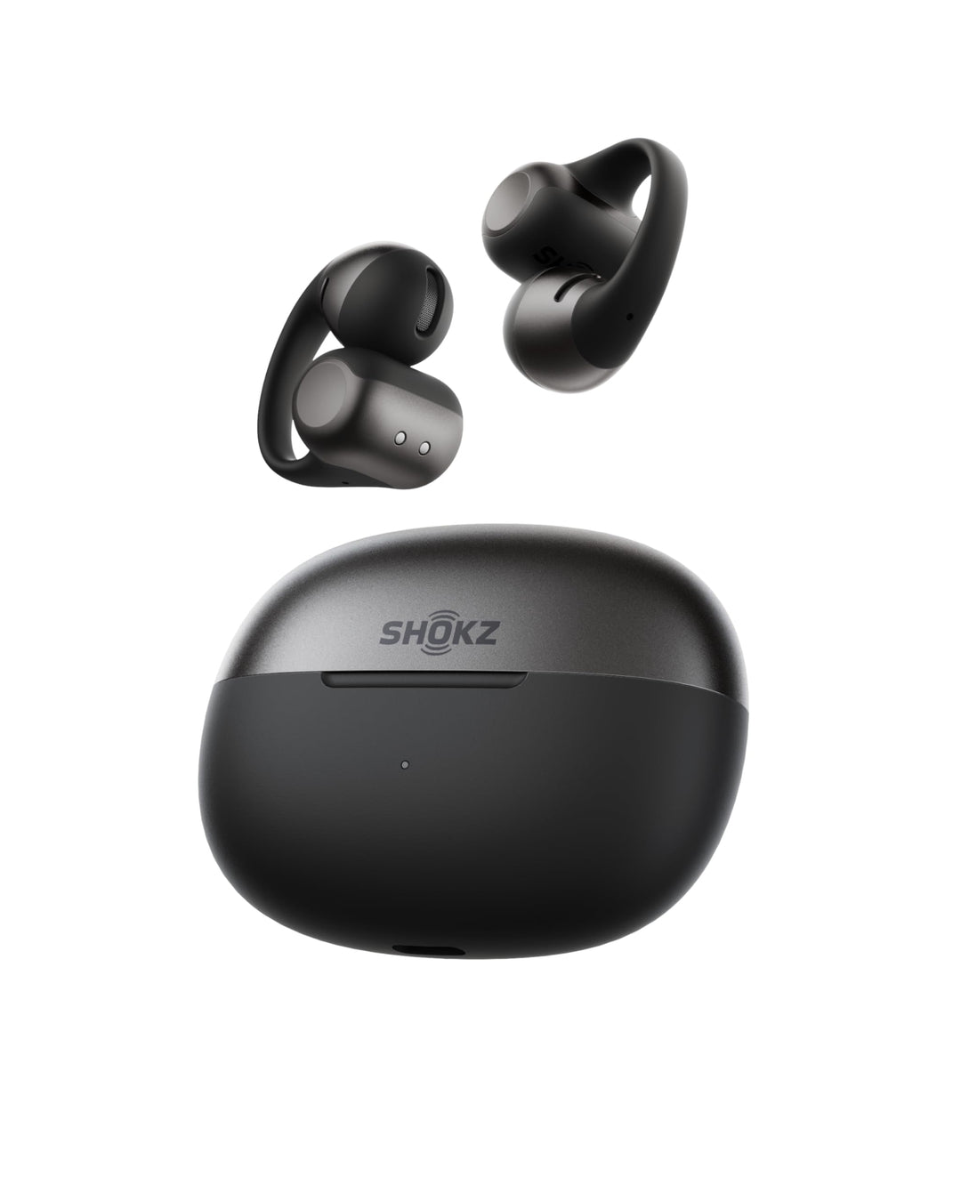 SHOKZ OpenDots 2 Open-Ear Clip-On Earbuds, verbessertes Dolby Audio mit Deep Bass, 40 Std. Laufzeit,