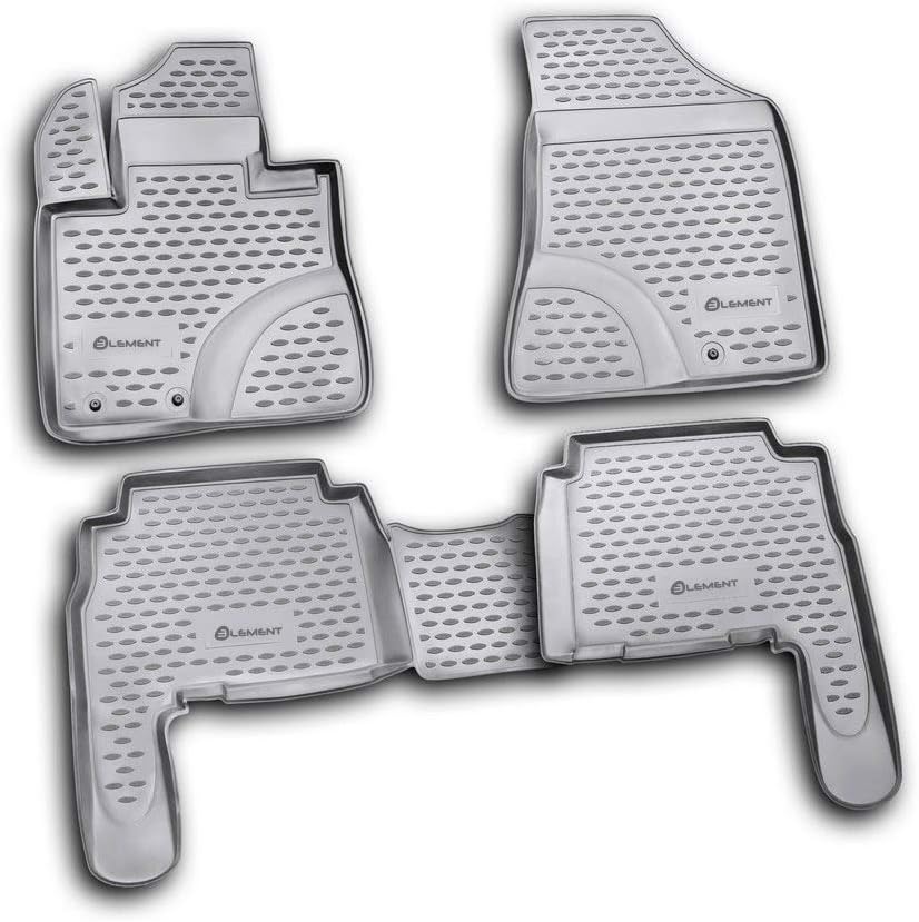 Element Gummimatten Passgenaue Fussmatten KIA Sorento 09/2009-2012 4tlg