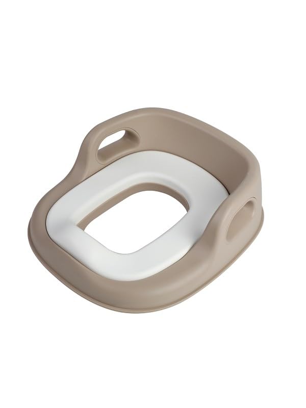 Tryco Toilettentrainer mit Griffen Sand - ergonomischer Kinder WC-Sitz.
