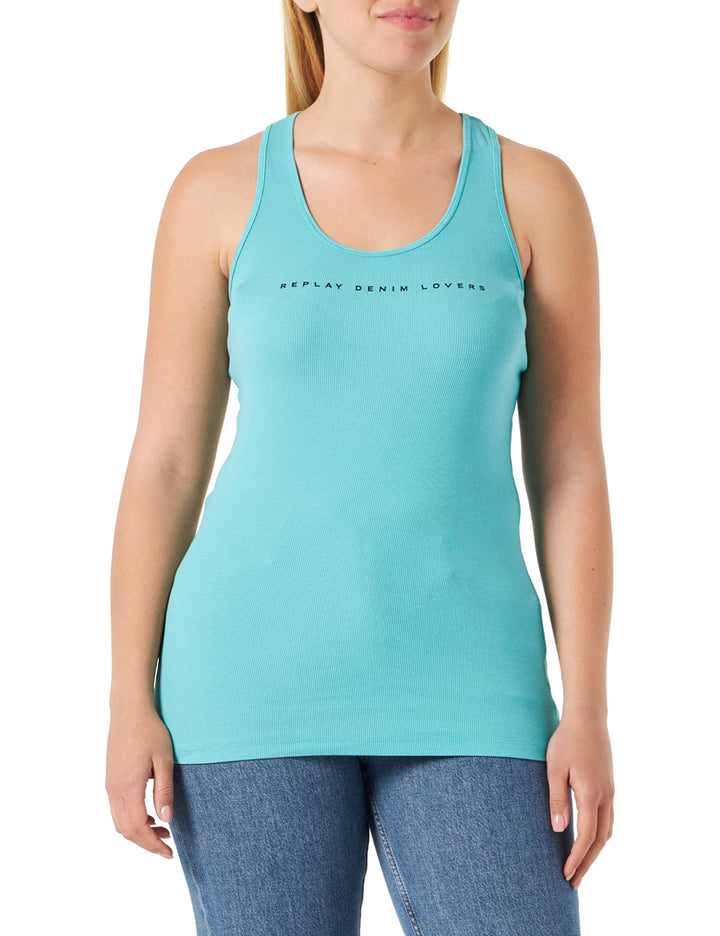Replay Damen Tank Top Lang, XL Water 191