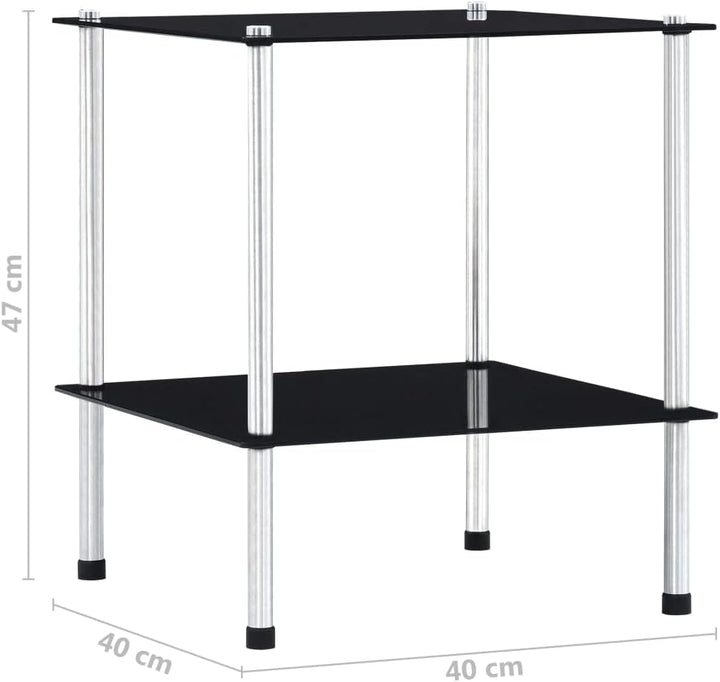 ZQQLVOO Regal mit 2 Ablagen Schwarz, Bücherregal, Organizer Bücherschrank, Bookshelf, Würfelregal, S