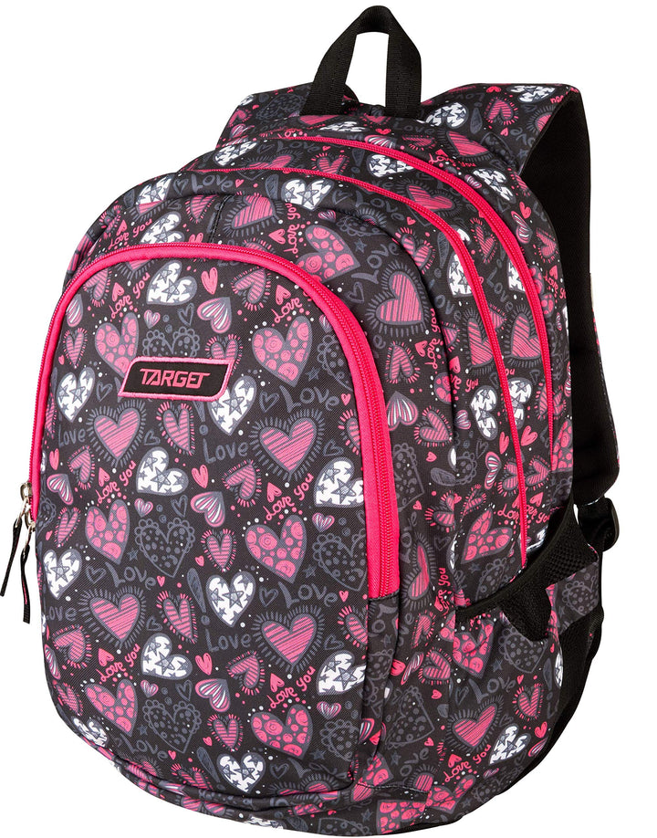 Target BACKPACK 3 ZIP DUEL LOVE YOU 26293