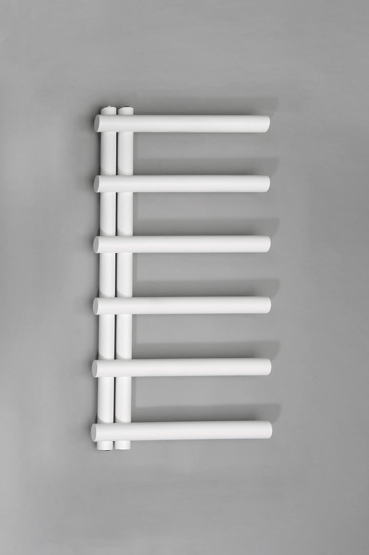 Aspira Home Moderner Design Badheizkörper „Cosy“ - Weiss - Mittelanschluss 1/2“ - 500x850mm - Handtu
