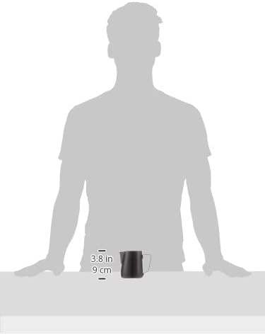 Rhinowares Stealth Schwarz Milchkännchen 360 ml/12 oz 12oz/360ml Schwarz, 12oz/360ml Schwarz