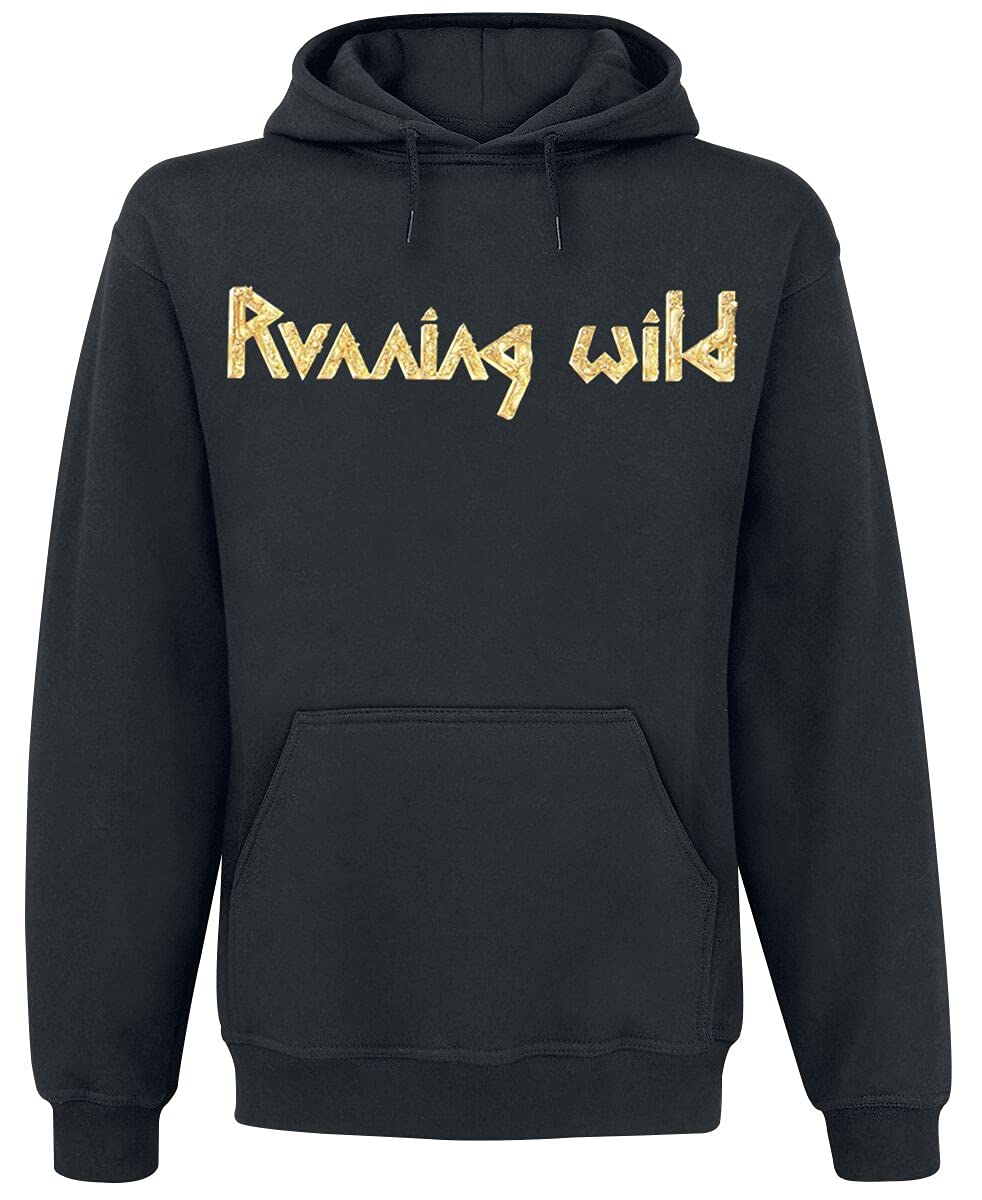 Running Wild Under Jolly Roger (Album) Männer Kapuzenpullover schwarz M