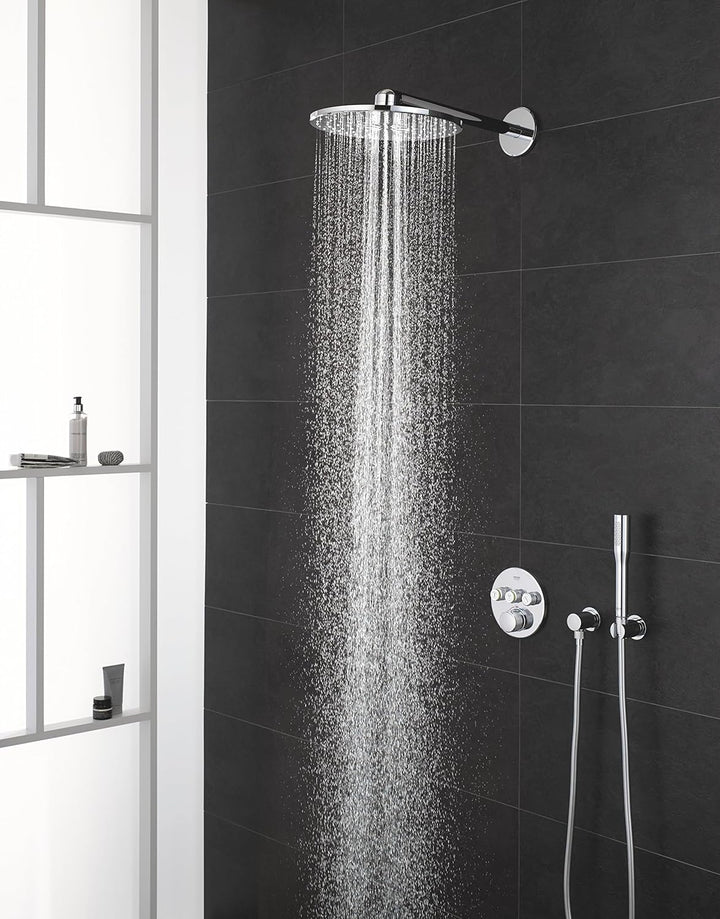 GROHE Grohtherm SmartControl - Thermostat mit 3 Absperrventilen (Fertigmontageset, langlebige Oberfl