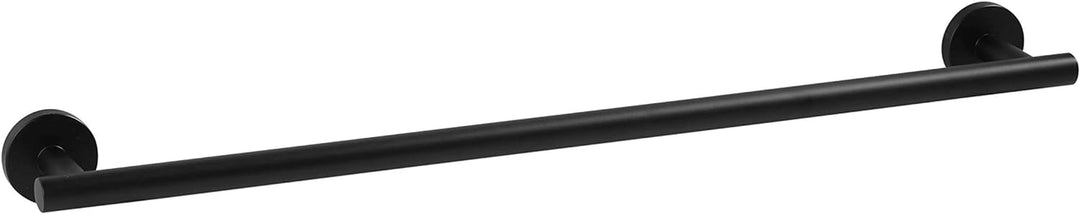 Ambrosya - Handtuchhalter aus Edelstahl in Schwarz - Bad Badezimmer Halter Halterung Handtuch Handtu