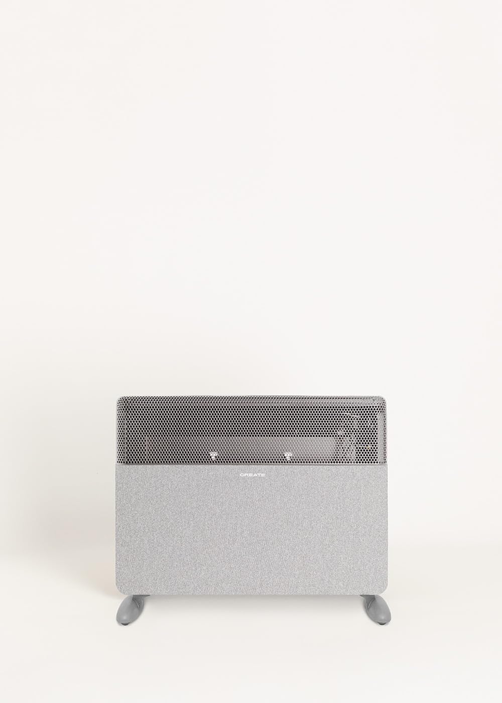 CREATE/WARM TEXTILE INVERTER/Wand- oder Standkonvektor mit WLAN Grau mit Standfüsse/Inverter-Technol
